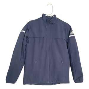 Adidas Youth Big Boys Sports Rink Jacket, Navy Blue, Medium, Breathable